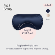 Night Chill 6 w1 – jedwabna poduszka rozluźniająca (różne kolory)