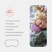 Night Chill 6 w1 – jedwabna poduszka rozluźniająca (różne kolory)