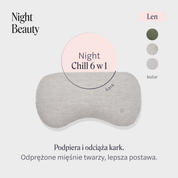Night Chill 6 w1 – lniana poduszka rozluźniająca (różne kolory)