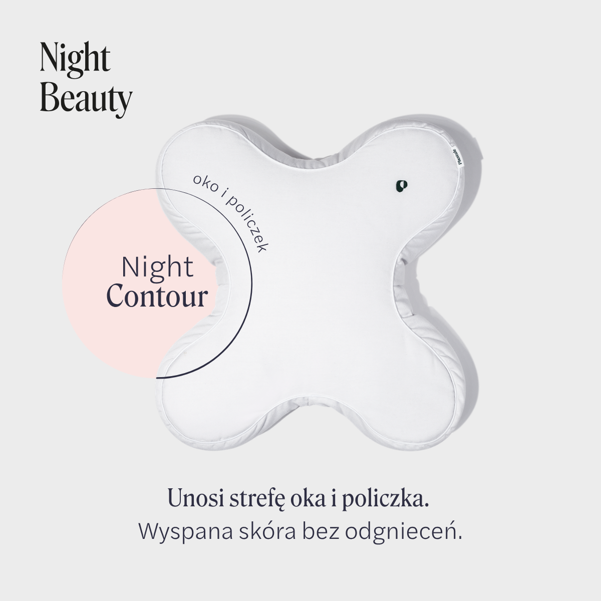 Poduszka do spania Night Contour 40 x 40 cm MD