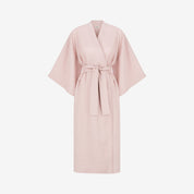 Kimono lniane Plantule długie (jasny róż)