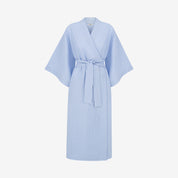 Kimono lniane Plantule długie (błękitne)