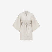 Kimono lniane Plantule krótkie (naturalny len)