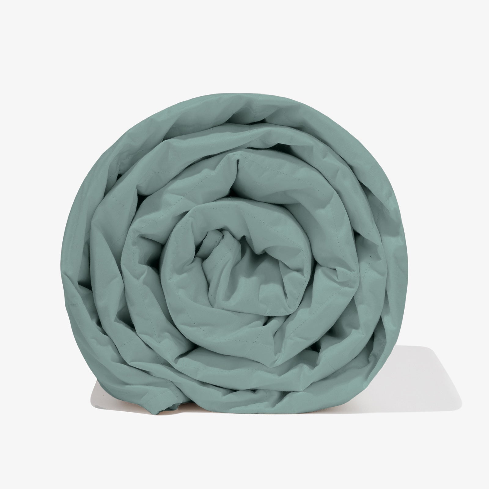 Kołdra obciążeniowa z pestkami wiśni 150x200 cm (zielona bawełna)