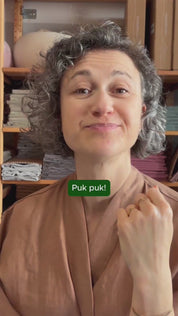 Poduszka z łuską karmelowego prosa 40 x 40 cm MD